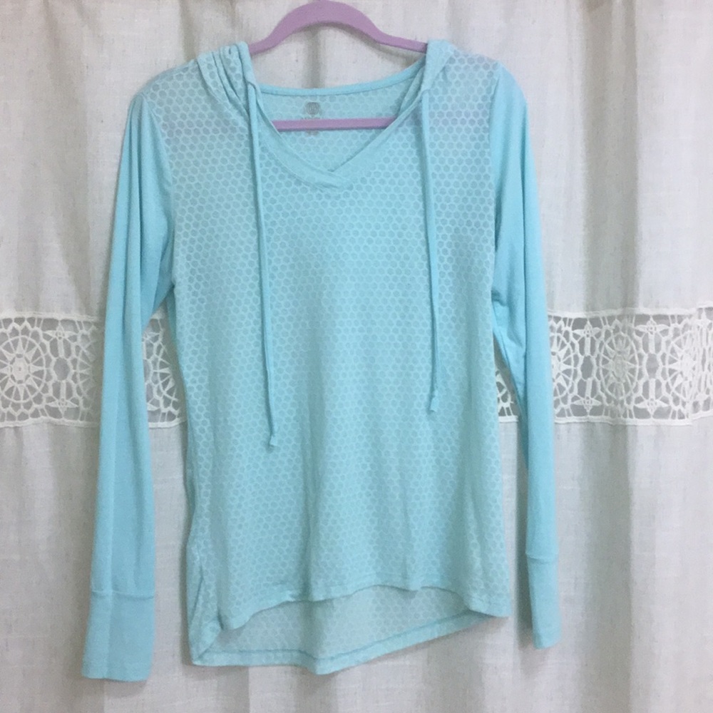 🌸 Light Blue Honeycomb Hoodie 🌸